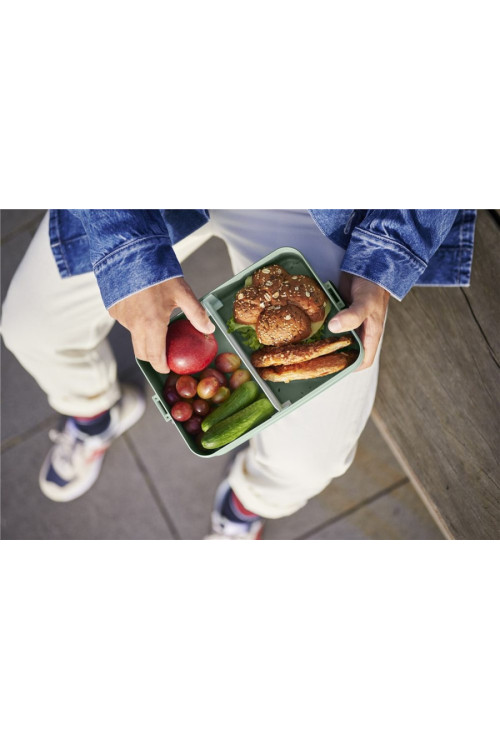 Caja almuerzo midi separador nordic azul MEPAL