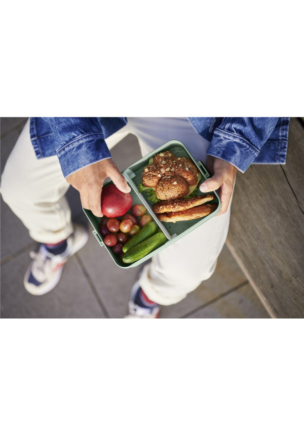 Caja almuerzo midi separador nordic azul MEPAL