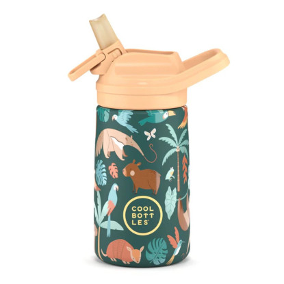 The Kiddie Bottle - Rainforest Refuge 350ml COOL BOTTLES 