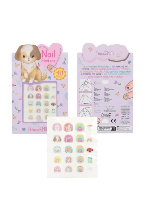 Pegatinas para uñas con motivos de animales Princess Mimi BY DEPESCHE