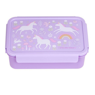 Caja almuerzo bento Unicornios A LITTLE LOVELY COMPANY