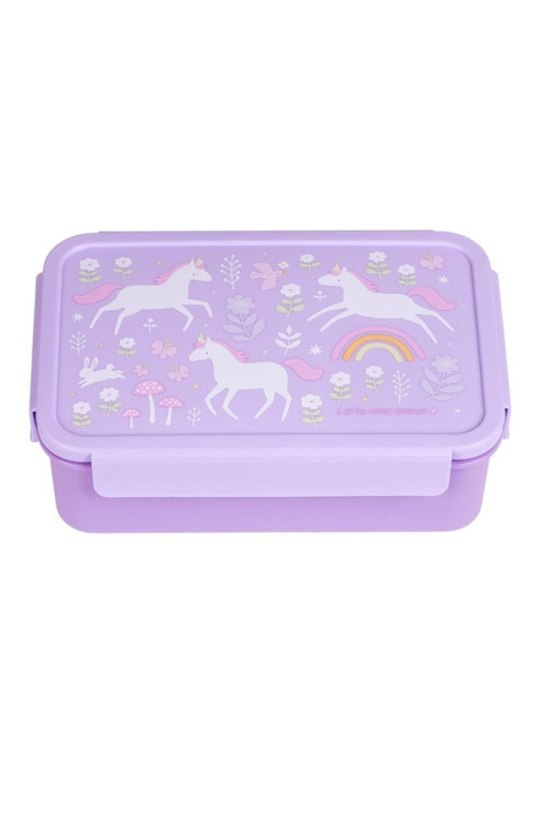 Caja almuerzo bento Unicornios A LITTLE LOVELY COMPANY