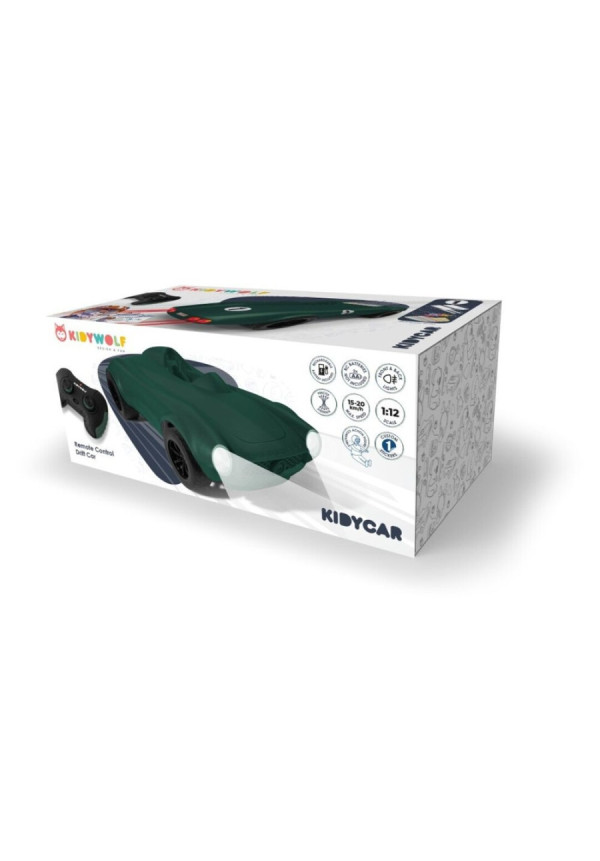 KIDYCAR coche radiocontrol verde  KIDYWOLF