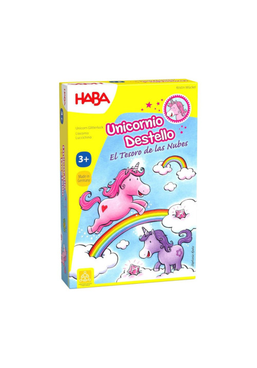 Unicornio Destello El tesoro de las nubes HABA