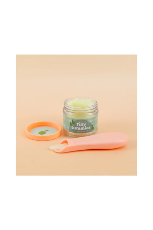 Potito y cuchara para muñecos  Manzana TINY HARLOW
