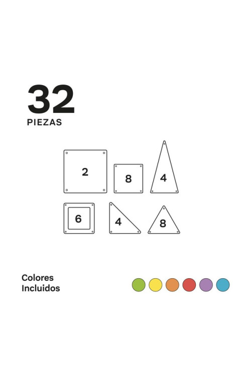Imanix 32 piezas BRAINTOYS