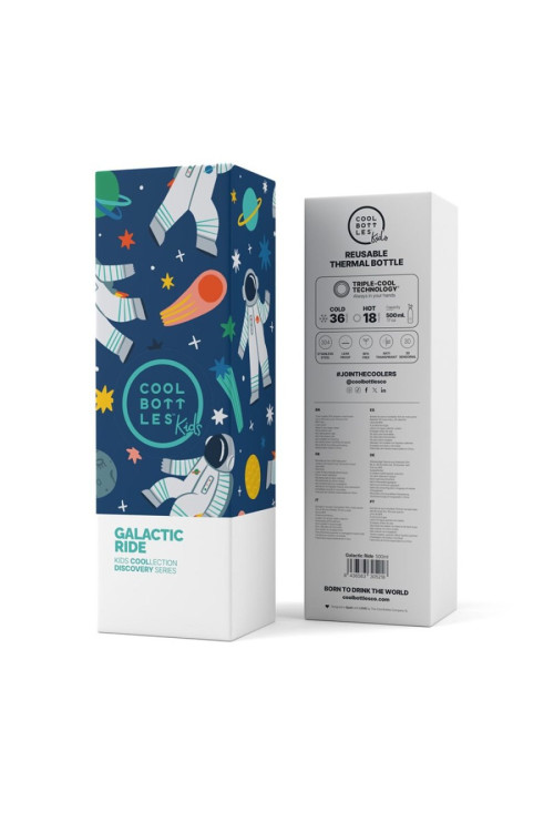 The Kids Bottle - Galactic Ride 500ml COOL BOTTLE