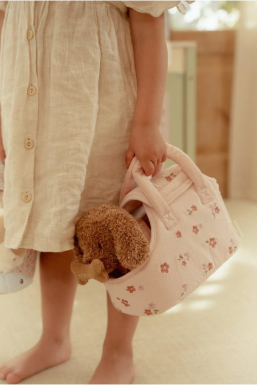 Perrito peluche con bolsa LITTLE DUTCH