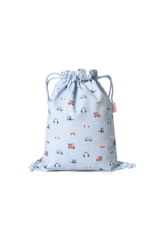 Mochila saco tela City Cars TUTETE