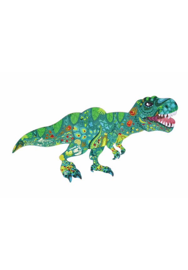 Puzzle de Suelo Brillante de Dinosaurios - 200 pzs HAPE