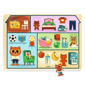 Encajable Puzzlo House DJECO
