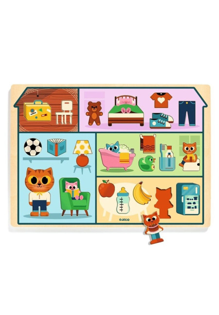 Encajable Puzzlo House DJECO