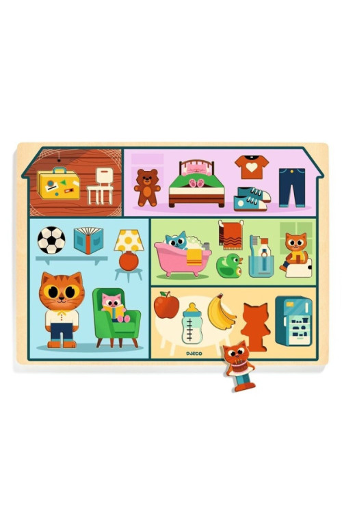 Encajable Puzzlo House DJECO