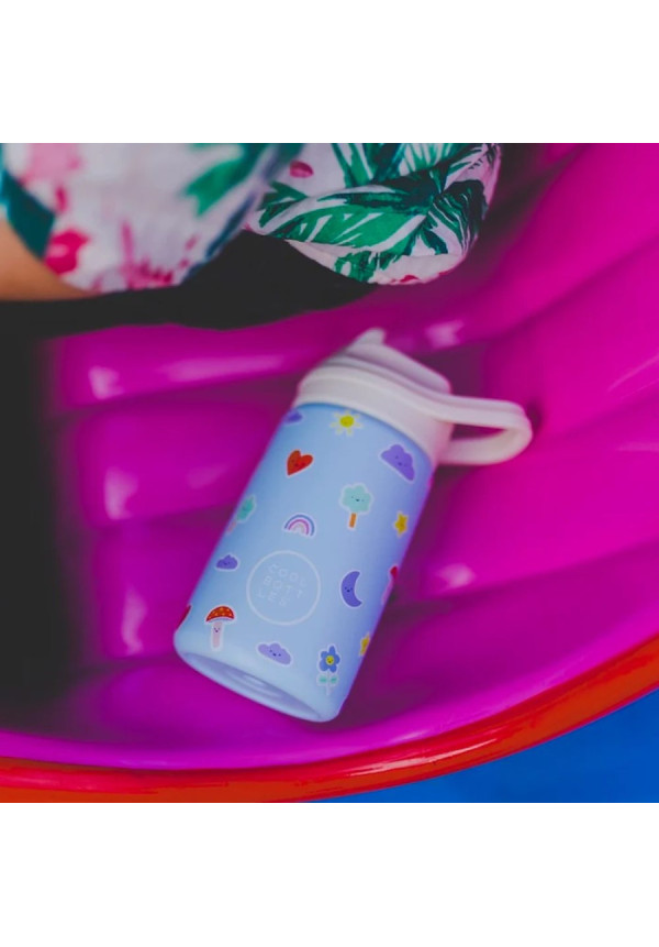The Kiddie Bottle - Rainbow Clouds 350ml COOL BOTTLES