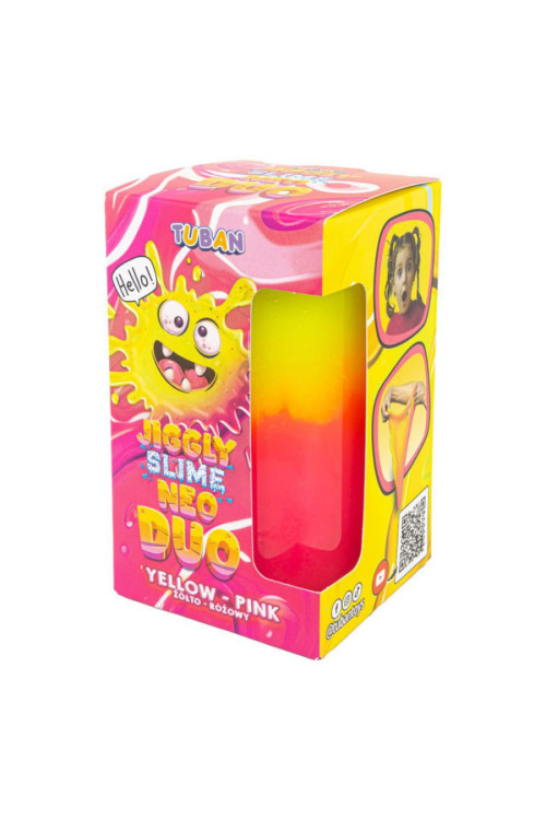 Slime neo duo amarillo rosa TUBAN
