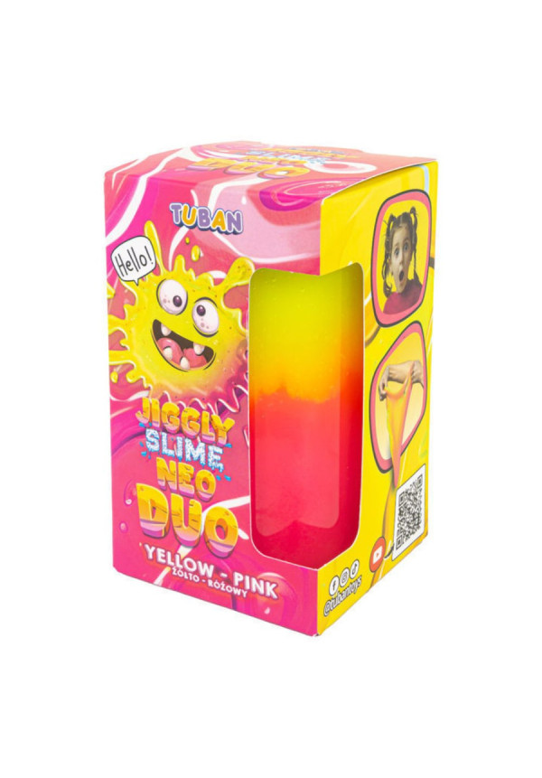 Slime neo duo amarillo rosa TUBAN