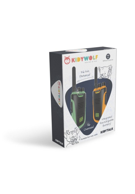 KIDYTALK verde/naranja KIDYWOLF