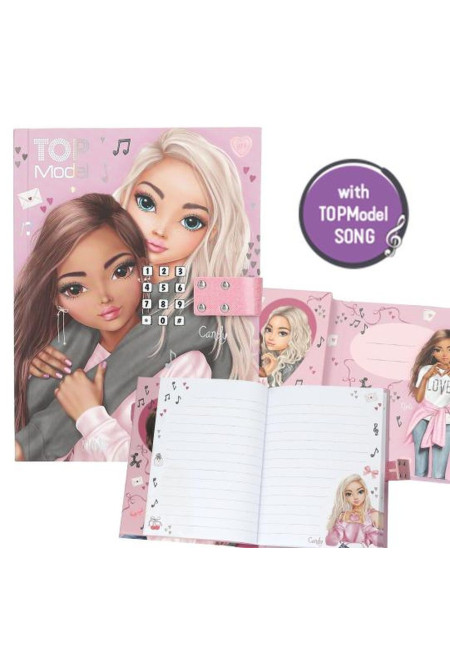 diario con código y sonido MY BFF Top Model