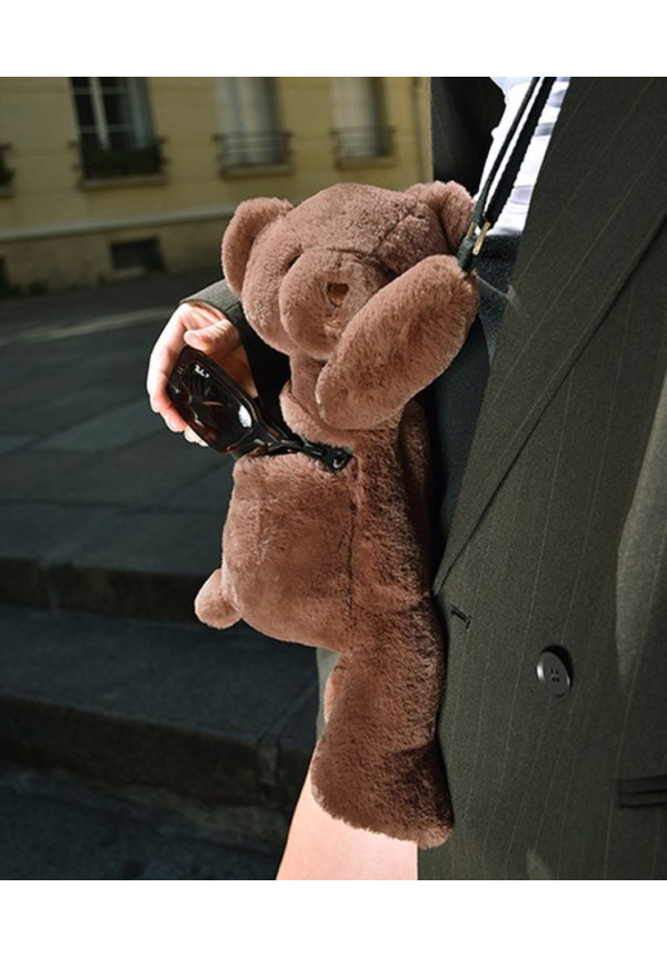  Bolsito oso marrón glacé 30 cm DOUDOU ET COMPAGNIE