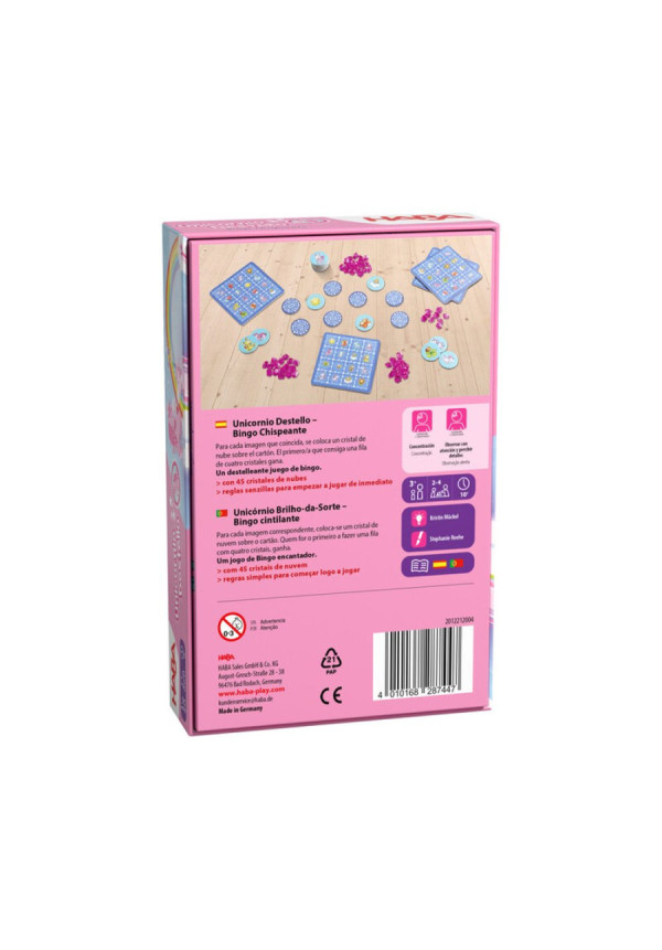 Unicornio Destello Bingo chispeante HABA