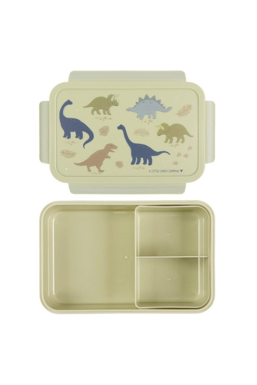 Caja almuerzo bento dinosaurios A LITTLE LOVELY COMPANY
