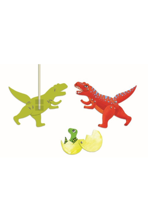 Colorea sorpresas Muñecos Dinos DJECO