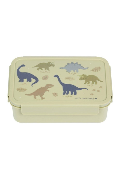 Caja almuerzo bento dinosaurios A LITTLE LOVELY COMPANY