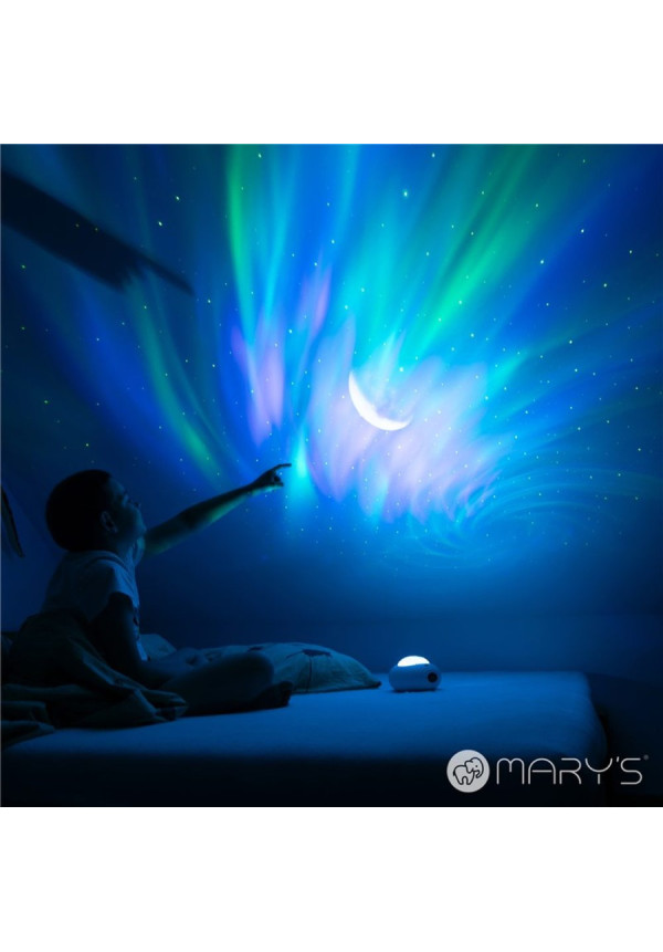 Proyector Ufo galaxy RGBW con control remoto MARY´S