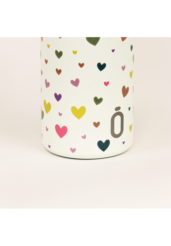 Botella Mii Confeti 60 Corazones nata RUNBOTT