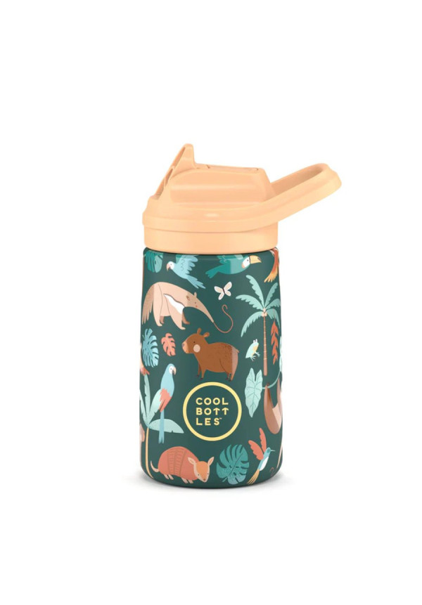 The Kiddie Bottle - Rainforest Refuge 350ml COOL BOTTLES 
