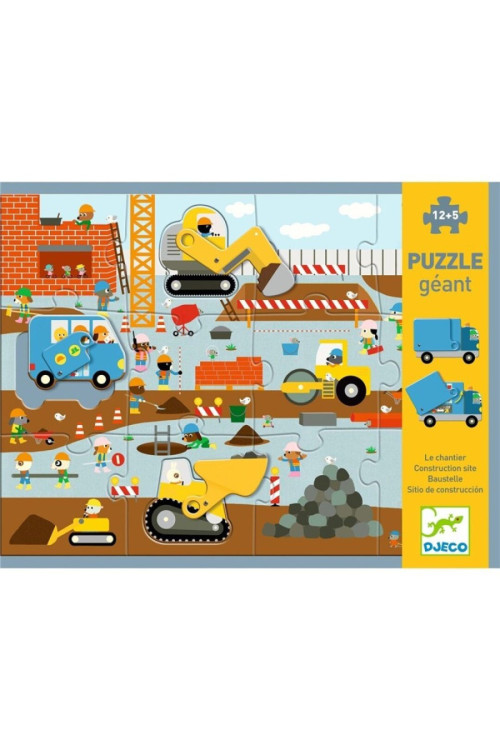 Puzzle Gigante Sitio de construcción DJECO