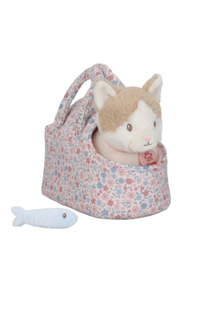 Gatito peluche con bolsa LITTLE DUTCH