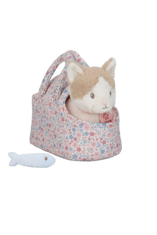 Gatito peluche con bolsa LITTLE DUTCH