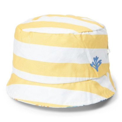 Gorro reversible honey stripes/dreams blue LITTLE DUTCH