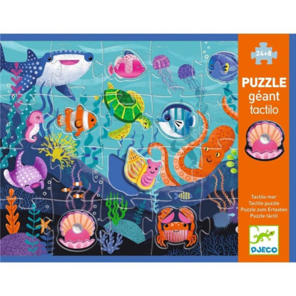 Puzzle gigante Tactilo mar DJECO