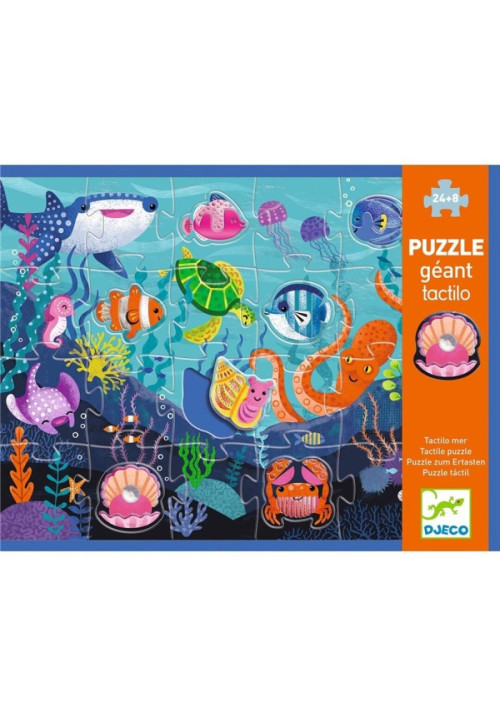 Puzzle gigante Tactilo mar DJECO