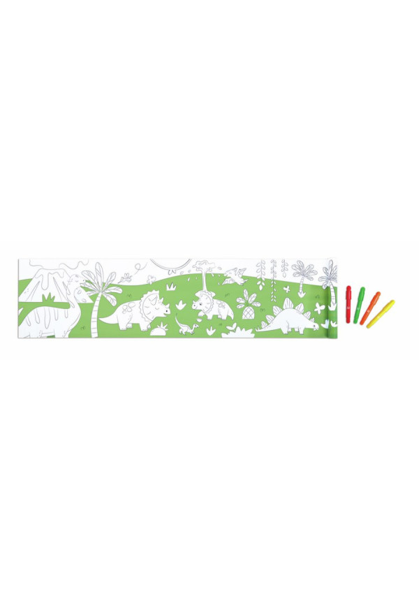 Rollo de Papel para Garabatos de Dinosaurios
