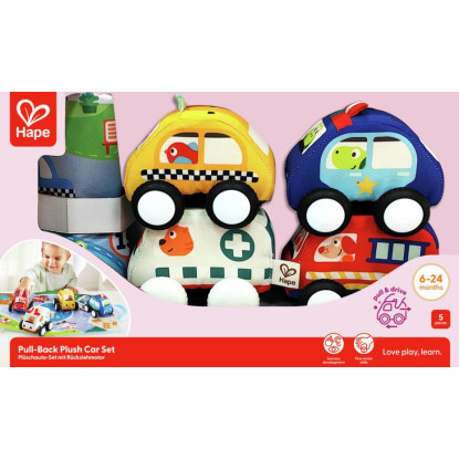 Set de Coches de Peluche HAPE Set de Coches de Peluche HAPE