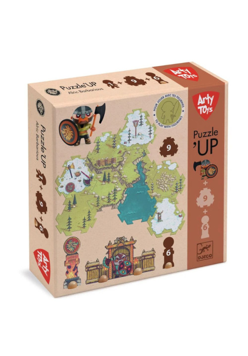 Arty Toys Puzzl’Up Alric Barbarious-15 pcs DJECO