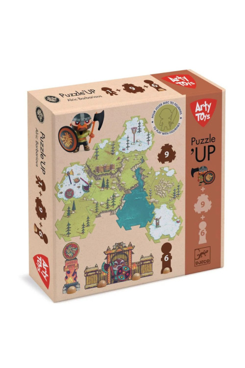 Arty Toys Puzzl’Up Alric Barbarious-15 pcs DJECO Arty Toys Puzzl’Up Alric Barbarious-15 pcs DJECO