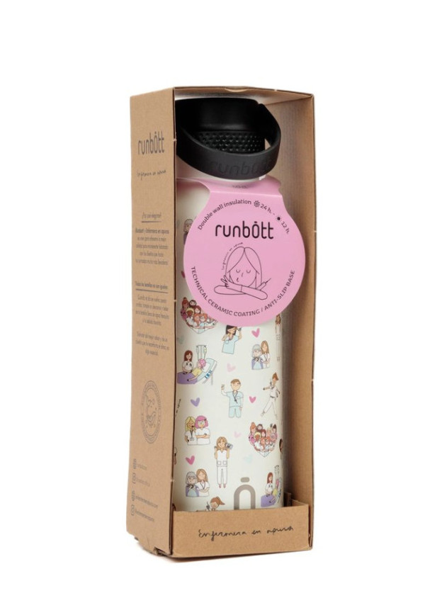 Botella lovely team Enfermera en apuros RUNBOTT