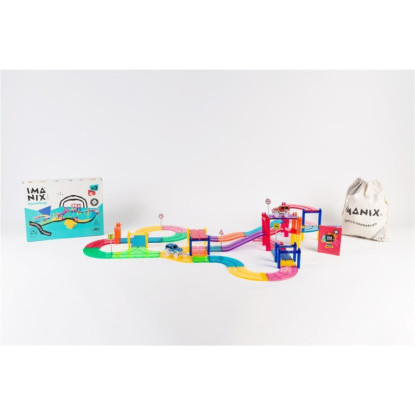 Imanix pista de carreras 50 piezas BRAINTOYS