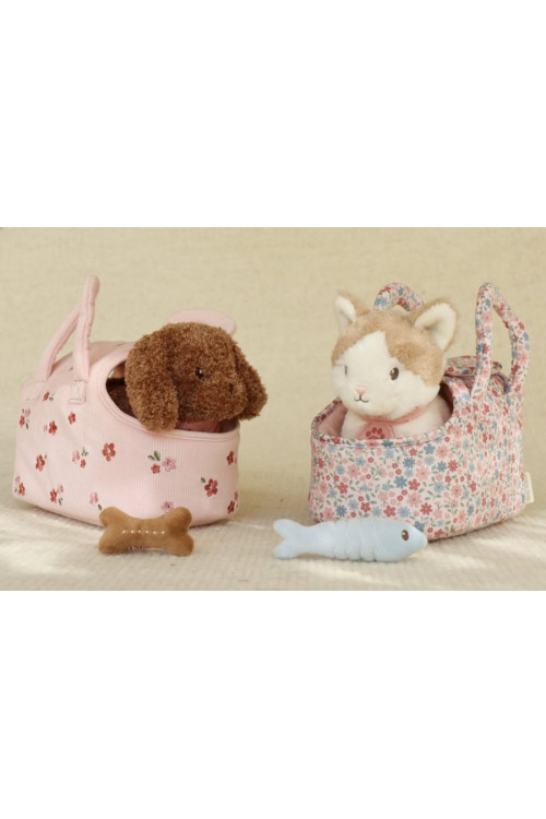 Gatito peluche con bolsa LITTLE DUTCH