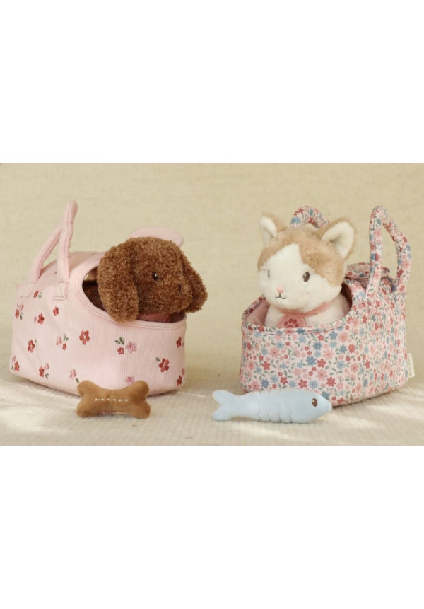 Gatito peluche con bolsa LITTLE DUTCH