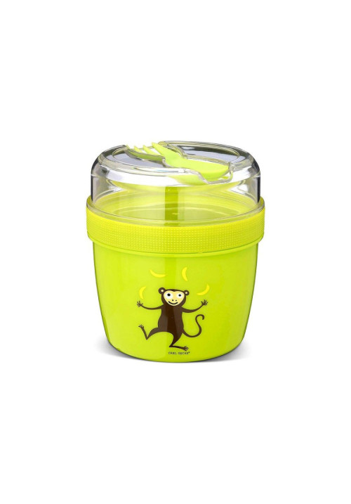 Fiambrera Snack N'ice Cup L mono lima CARL OSCAR