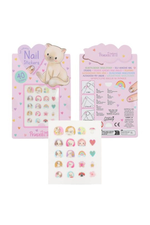 Pegatinas para uñas con motivos de animales Princess Mimi BY DEPESCHE