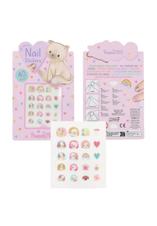 Pegatinas para uñas con motivos de animales Princess Mimi BY DEPESCHE