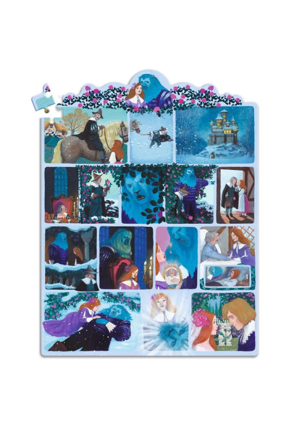 Puzzle cuentos La Bella y La Bestia DJECO