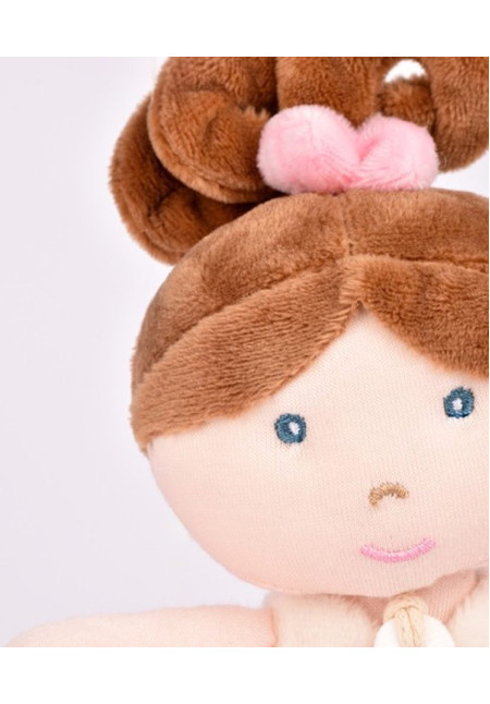 Mi muñeca bailarina - Blanca - 25 cm DOUDOU ET COMPAGNIE