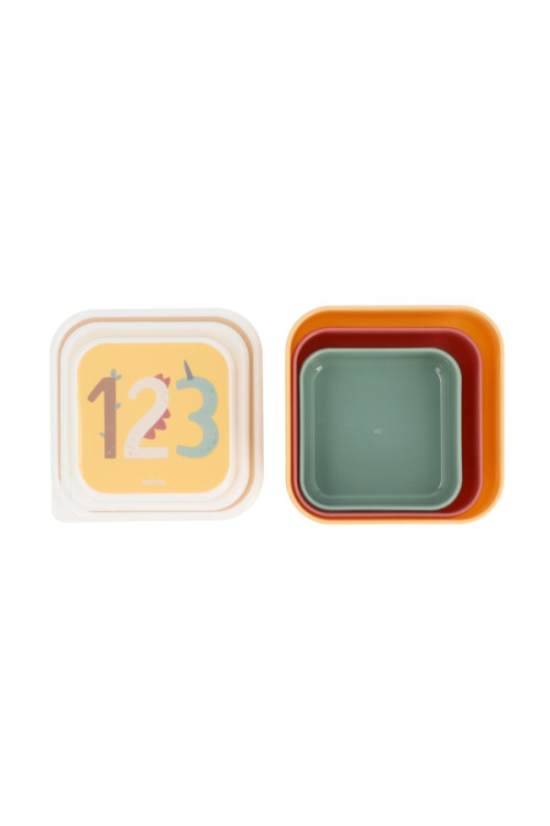 3 Cajas Almuerzo Funny Letters TUTETE